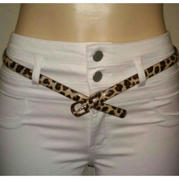 Leopard Print Belt - Picture 2 of 3